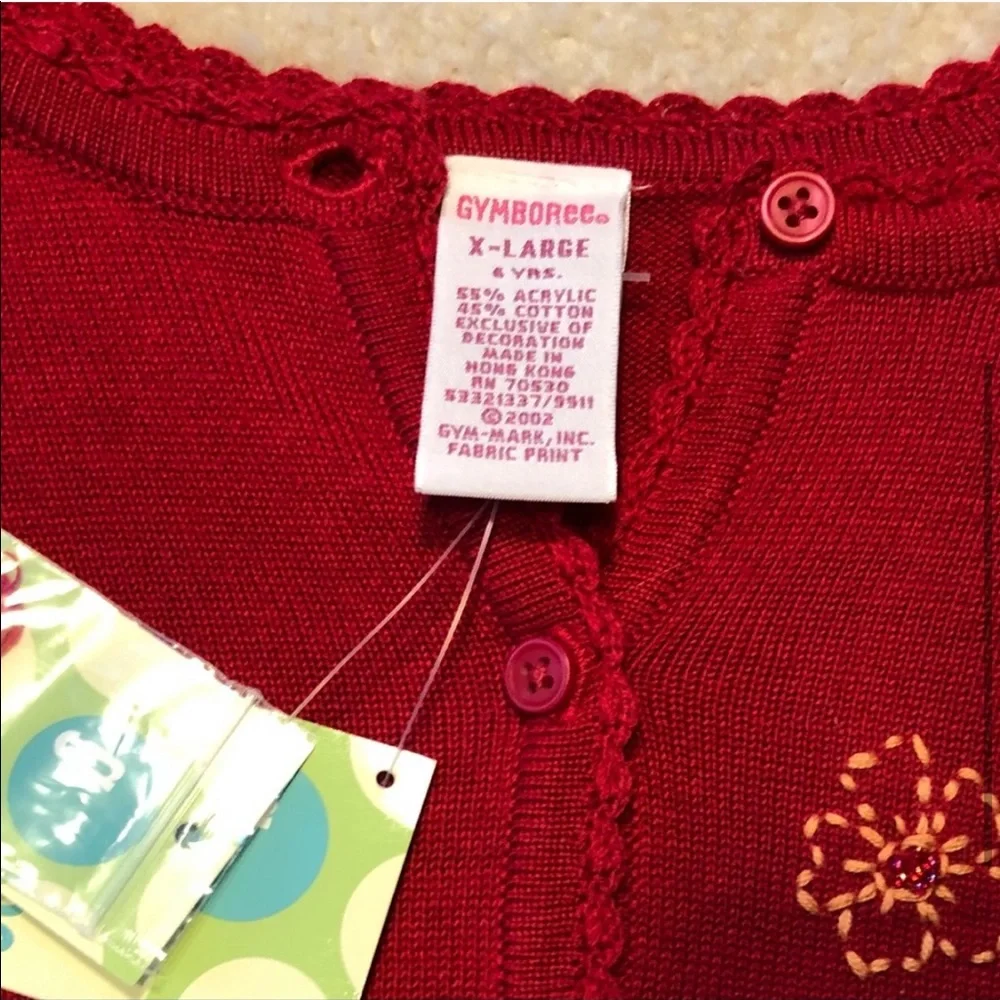 Gymboree red knit
